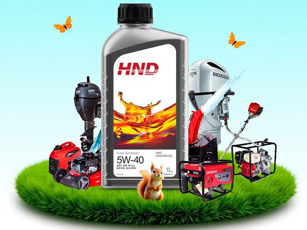 АКЦИЯ! Масло в подарок при покупке 4-х тактной техники Honda и HND!