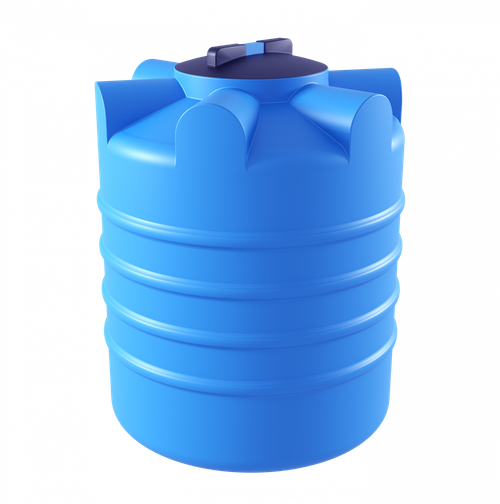 Емкость пищевая вертикальная Мультпласт K-300 300 л. вертикальная (700x700x880см;9кг;синий) - арт.555434.4