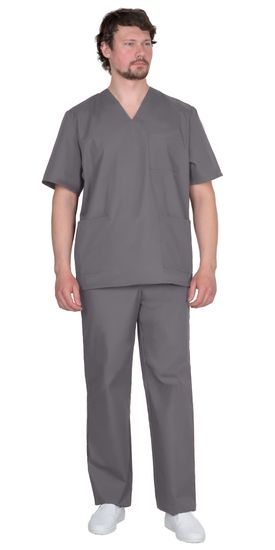 Костюм хирурга универсальный (серый)