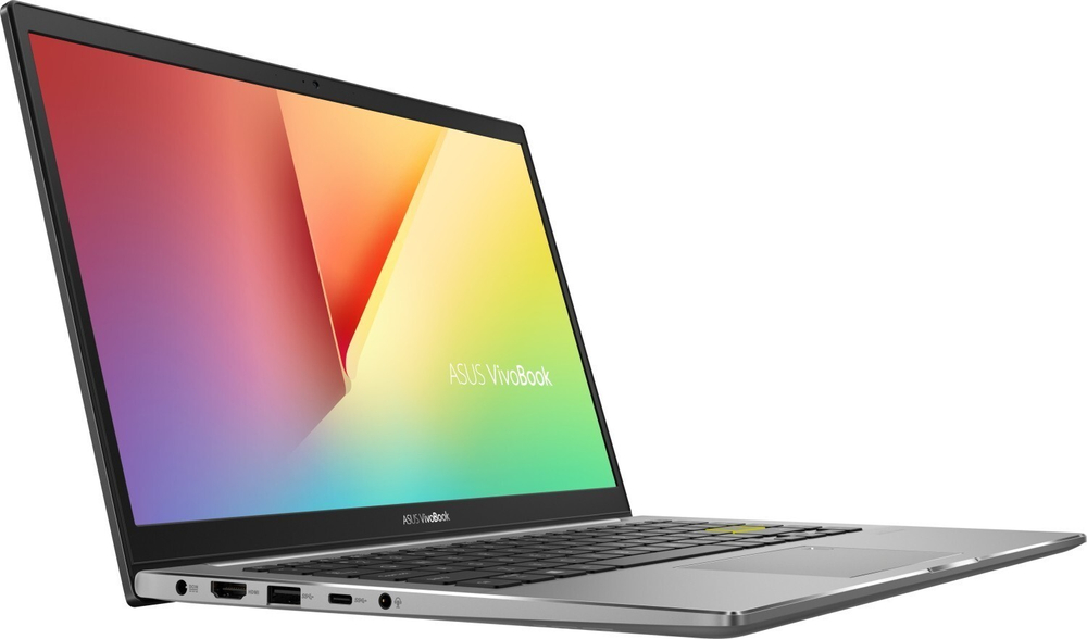 Ноутбук ASUS VivoBook S14 S433EA-AM213T (90NB0RL4-M03450) Intel Core i7 1165G7/16384 Mb/14; Full HD 1920x1080/512 Gb SSD/Intel Iris Xe Graphic/Windows 10 Home/серый