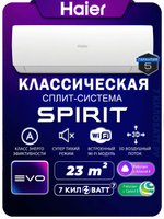 Сплит-система Haier HSU-07HSL103/R3-W SPIRIT On/Off WiFi