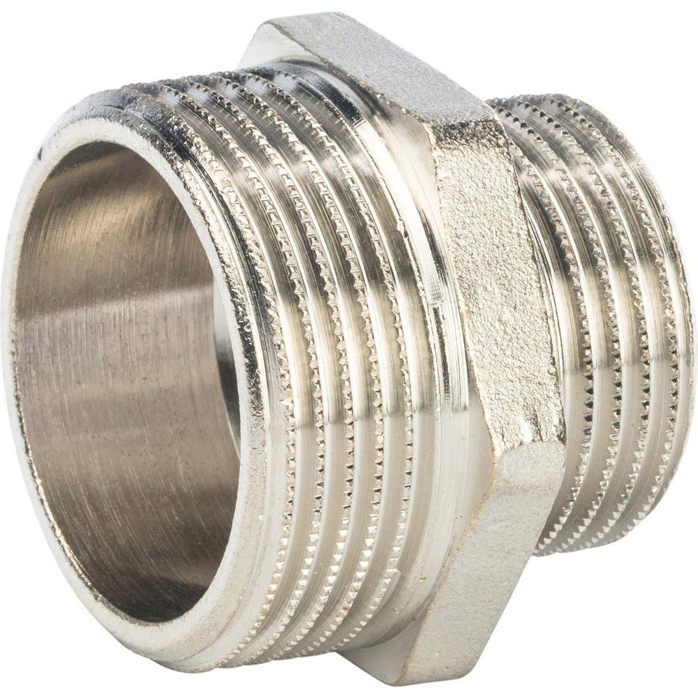 Ниппель переходной STOUT НН 1 1/4"X1" никель