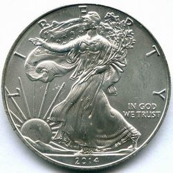 1 доллар 2014 год США AU