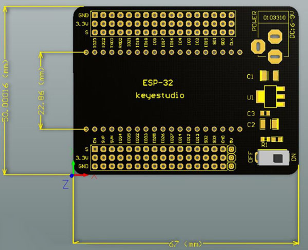 Щит для ESP32 - Keyestudio