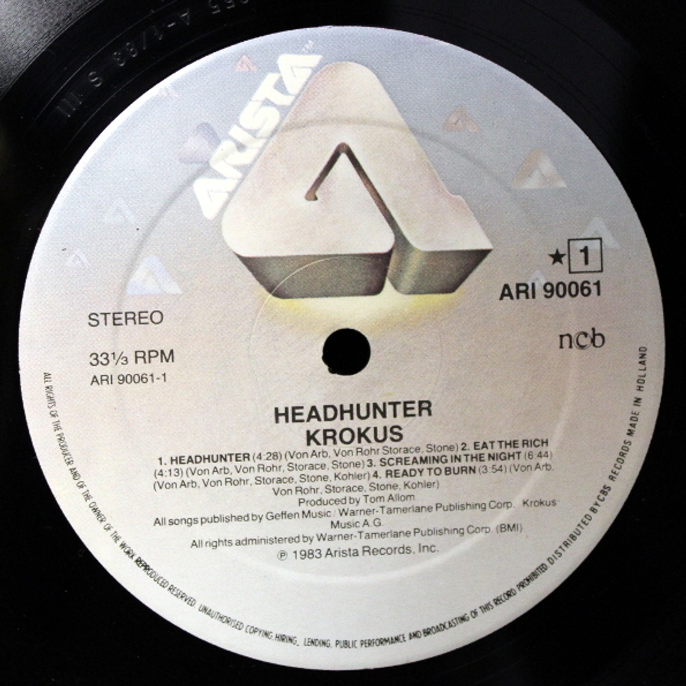 Krokus / Headhunter (LP)
