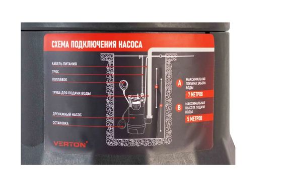 Насос дренажный Verton AQUA DP400/35PE 37547