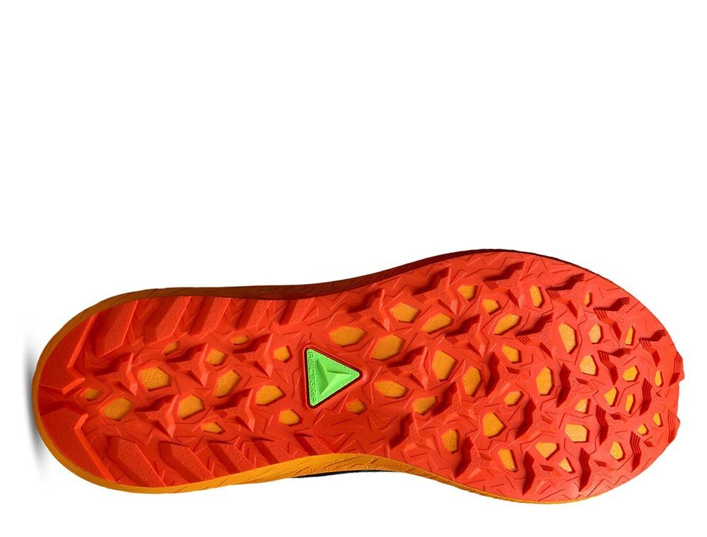 Кроссовки для бега мужские Asics Fuji Lite 5 M Темно-зеленые с оранжевым