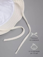 Панама летняя с ушками на завязках для детей