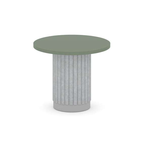 Felto Стол журнальный круглый D=600 PR.C.SPRG-008.D Кобо/Металл Серый/Зимний Лес 600*600*500