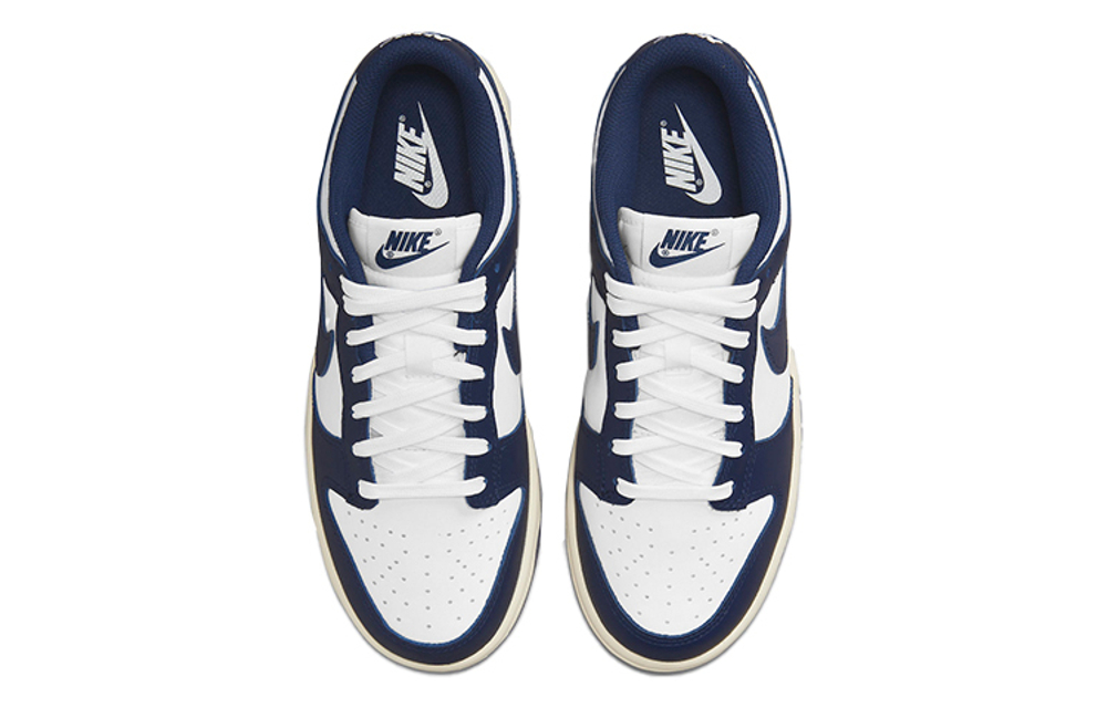 Кроссовки Nike Dunk Low "Midnight Navy And White" (Женская размерная сетка)