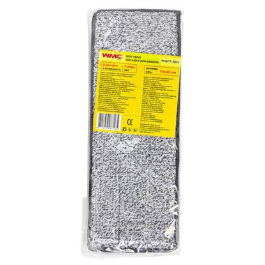 Накладка сменная из микрофибры для швабры WMC-11 (2 шт/к-т) WMC TOOLS WMC-mop11-2pcs