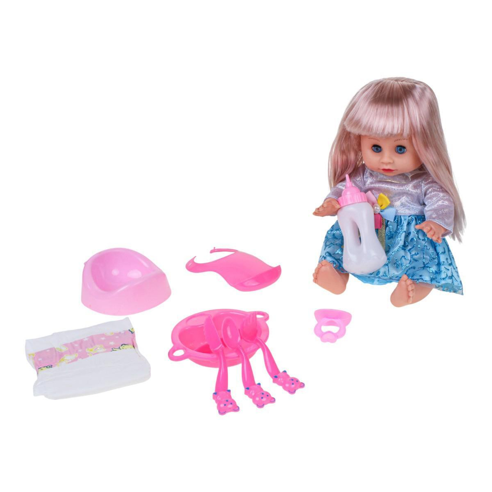 Пупс функциональный с аксесс., коробка ZL9920-32