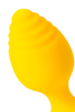 Анальная втулка ToDo by Toyfa желтая 7,5 см