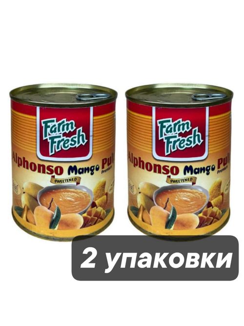 Пюре манго Farm Fresh Alphonso Mango Pulp 850 г, 2 шт