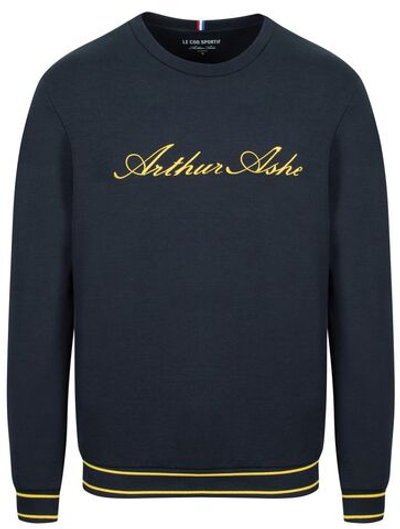 Мужская теннисная кофта Le Coq Sportif Crew Sweat No.1 M - sky captain