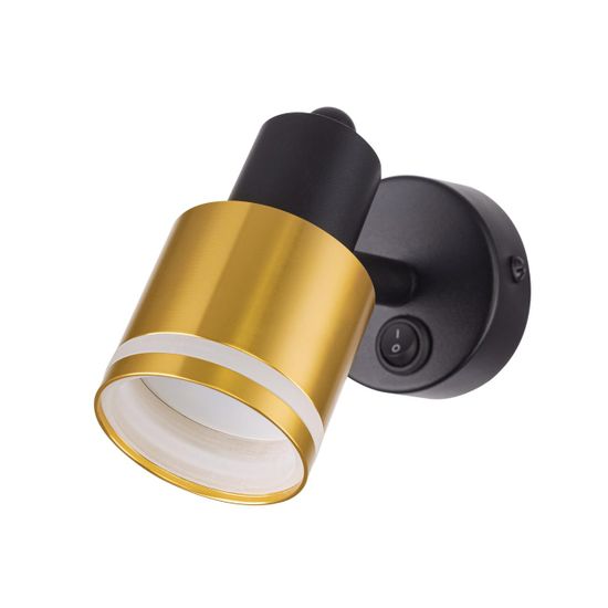 CL565514 Bruno Черный+Бронза Св-к Спот