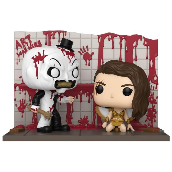 Фигурка Funko POP! Moment Terrifier 2 Art vs Sienna (Exc) (1793) 87203 / Фигурка Фанко ПОП! по мотивам фильма "Ужасающий 2", Арт и Сиенна