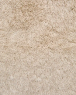 ZARA HOME НАВОЛОЧКА ДЛЯ ДЕКОРАТИВНОЙ ПОДУШКИ ИЗ ИСКУССТВЕННОГО МЕХА, СВЕТЛО-БЕЖЕВЫЙ