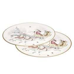 НАБОР ПОДСТАНОВОЧНЫХ САЛФЕТОК "МОРОЗКО" ИЗ 2 ШТ., ДИАМЕТР=38 СМ