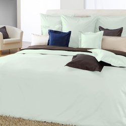 Простыня 280х280 Curt Bauer Mako Satin Uni 0000/3491silberjade серебряно-мятная