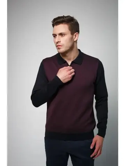 Джемпер поло базовый на работу