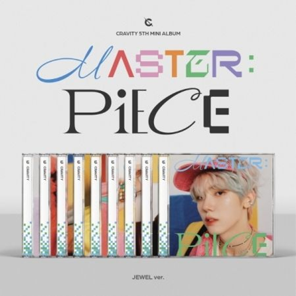 Альбом CRAVITY - MASTER:PIECE 5th Mini Album JEWEL CASE 9 Version SET