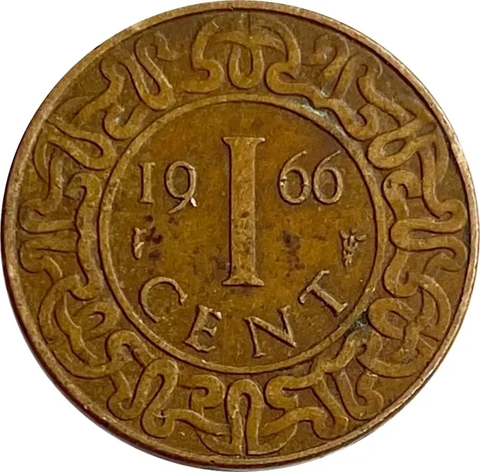 1 цент 1966 Суринам
