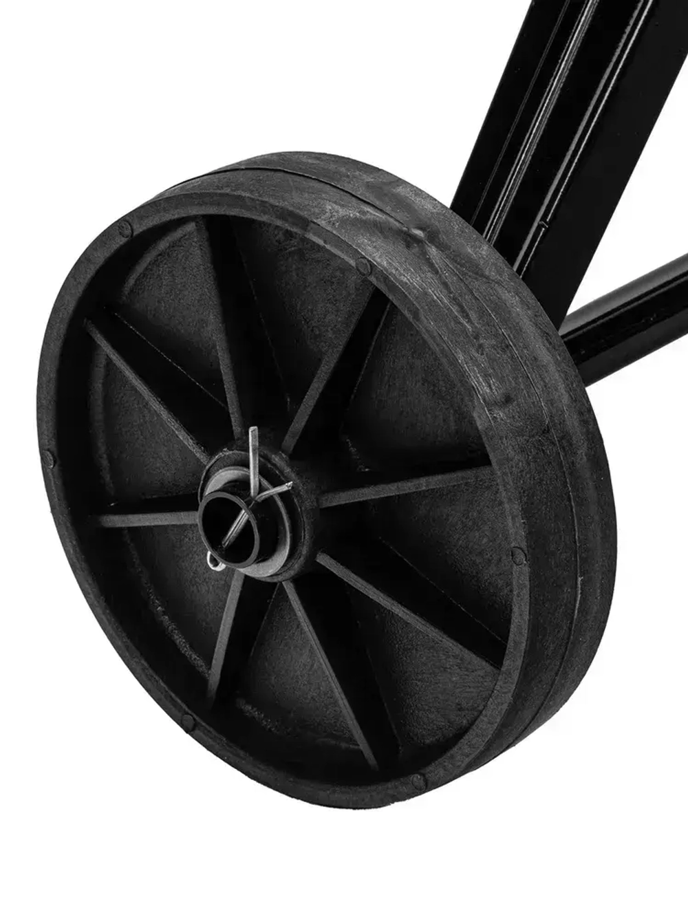 Бетономешалка строительная DENZEL B-180, 180 л объем бака и 700 Вт мощность, чугунный венец и разъемный узел оси барабана, термозащита и кнопка аварийного выключения, бетоносмеситель 95423