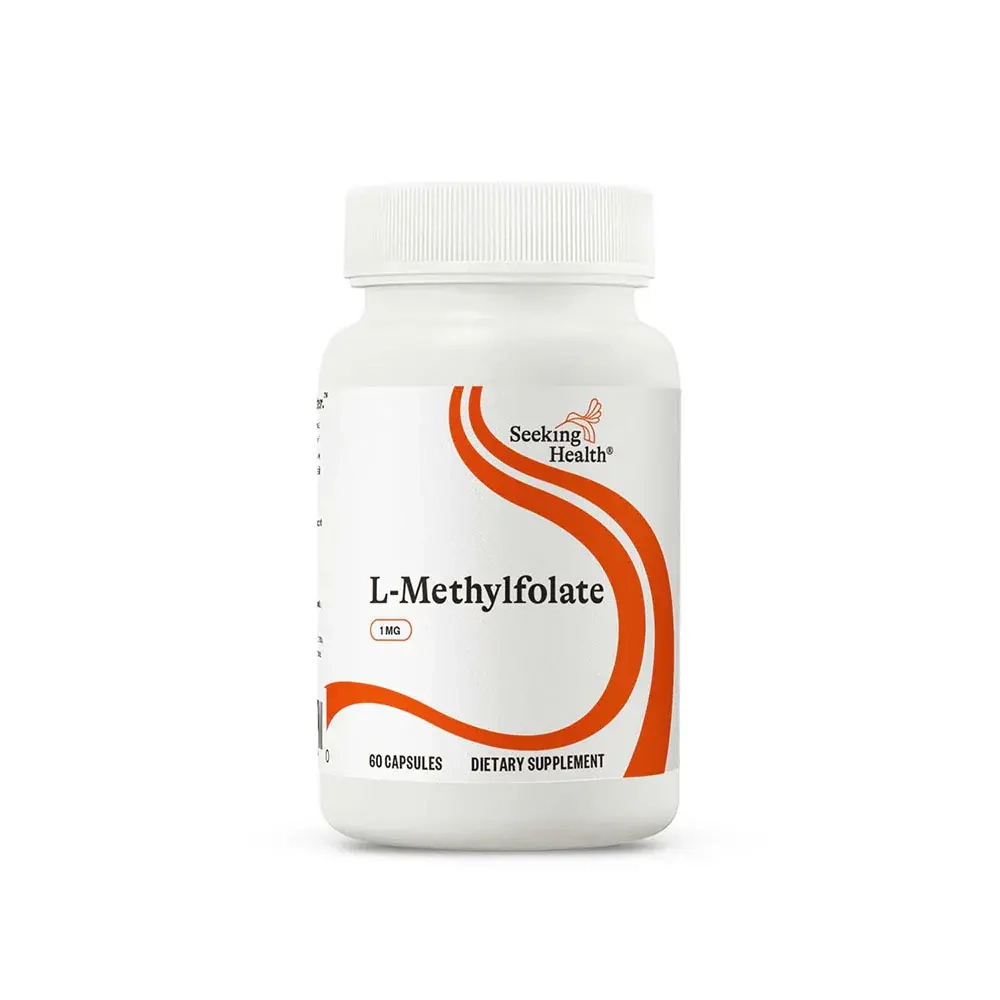 L-Methylfolate (ранее L-5-MTHF - 1,700 mcg DFE) 60 капсул Seeking Health