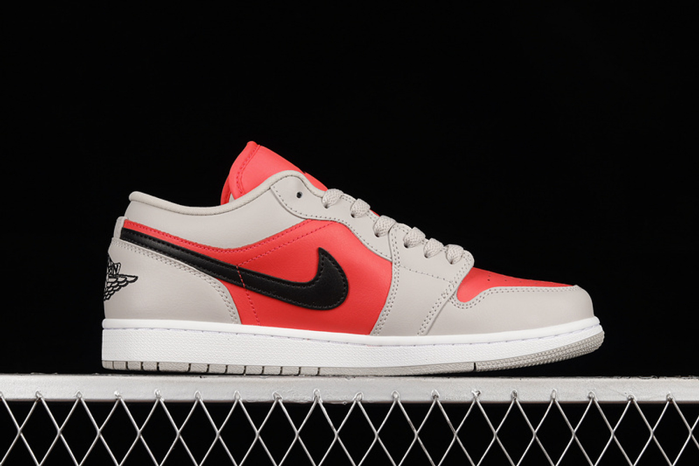 Jordan 1 Retro Low Light Iron Ore Siren Red