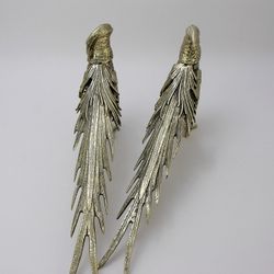 Bello De Bronze Статуэтка Фазаны пара, золото