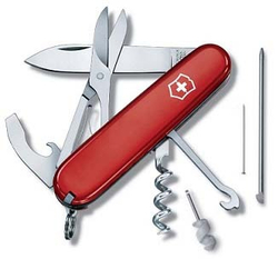 Нож Victorinox Compact, 91 мм, 15 функций, красный