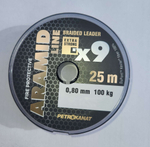 Плетеный шнур кевларовый Aramid Line X9 1