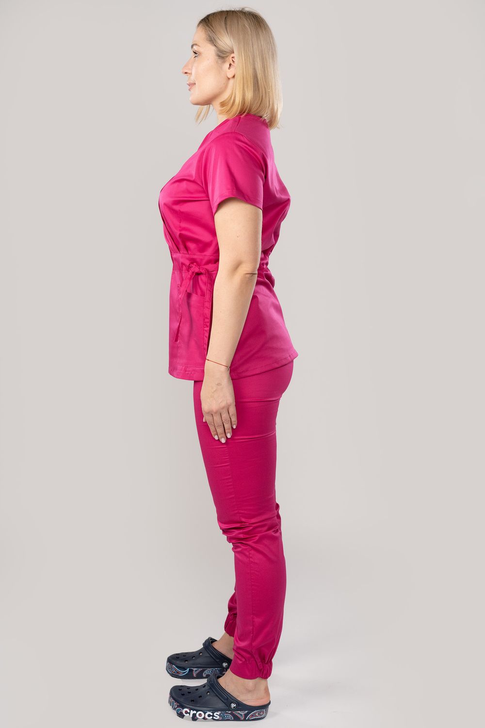 Костюм медицинский женский 386 МАЛИНОВЫЙ