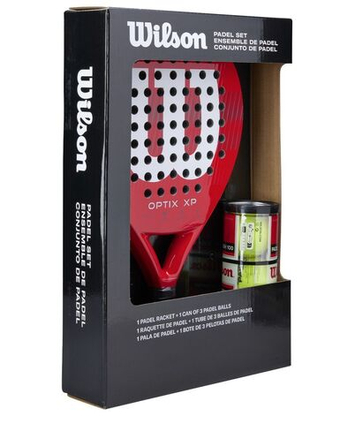 Ракетка для Padel Wilson Optix XP Padel Kit Box - red