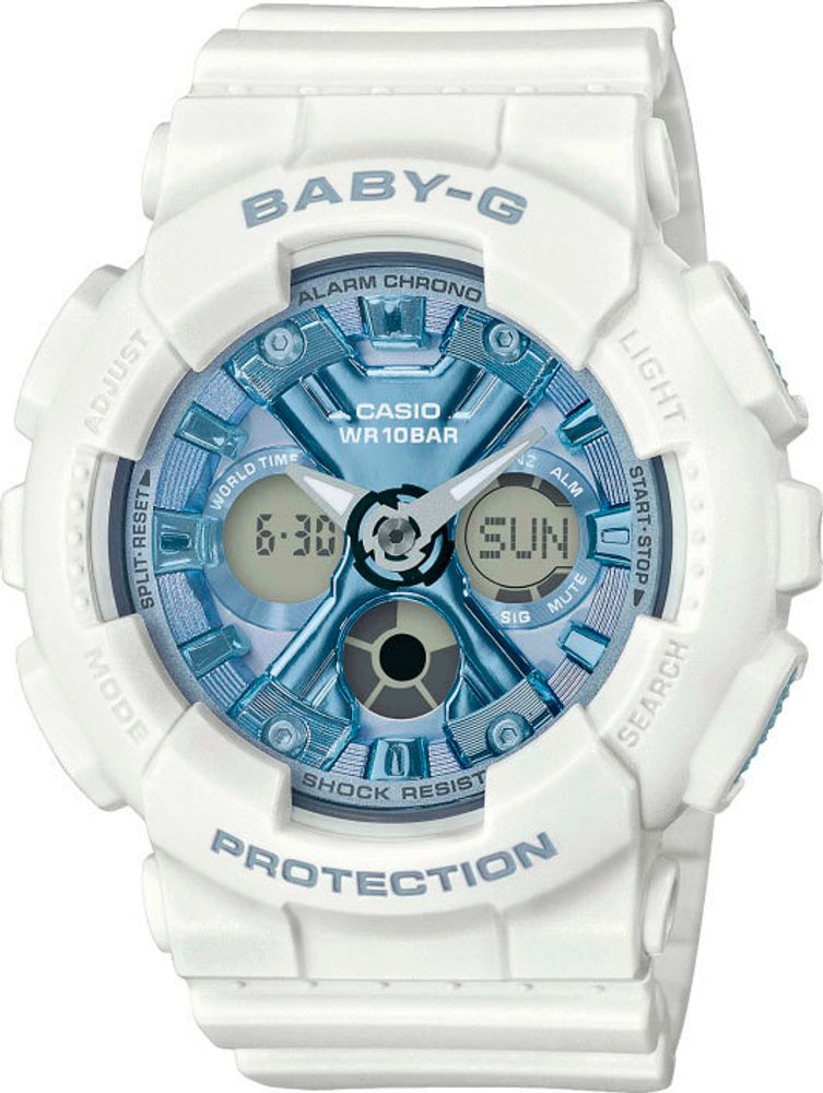 Японские наручные часы Casio Baby-G BA-130-7A2ER с хронографом