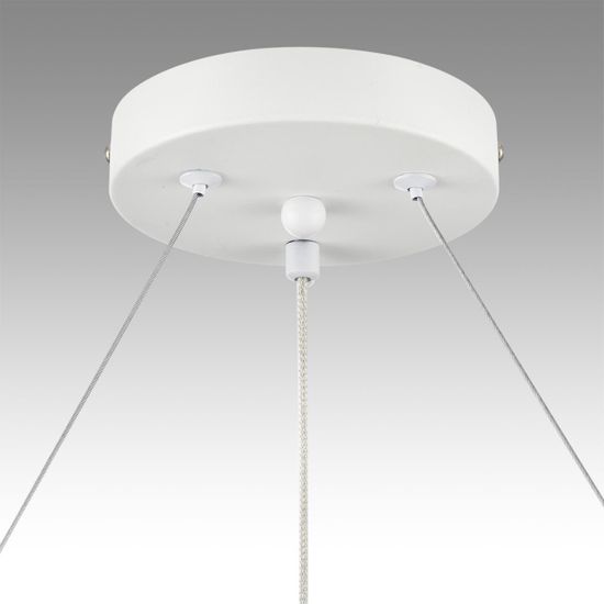 8254/9 COMFI LN25 204 белый металл Светильник подвесной LED GX53 8*7W 220V LUAZANA