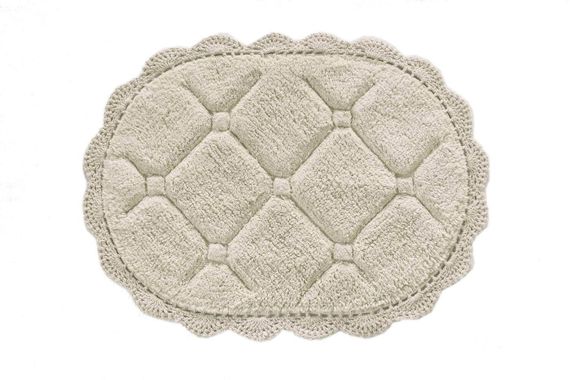 Brianna (беж) Набор ков. для ванной кружевной 60х100 и 50х70