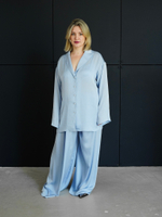 Костюм голубая жемчужина оверсайз