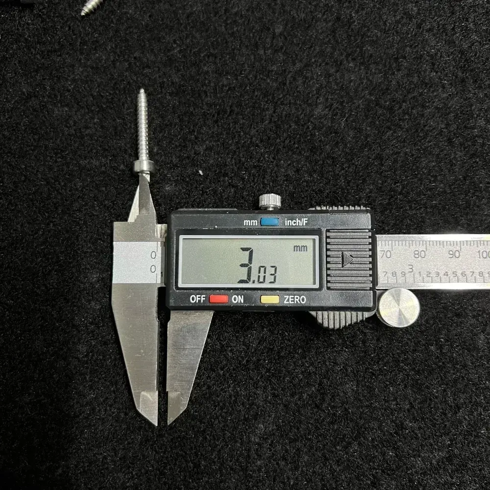 Саморез для динамиков, Саморез под шестигранник 4 x 25 мм 16 шт.