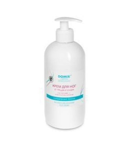Domix Крем для ног от трещин и ссадин с витамином F, E, D-пантенолом и коллоидным серебром, 500мл