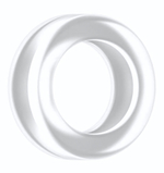 Прозрачное эрекционное кольцо Cockring No.39 (Цвет: прозрачный)