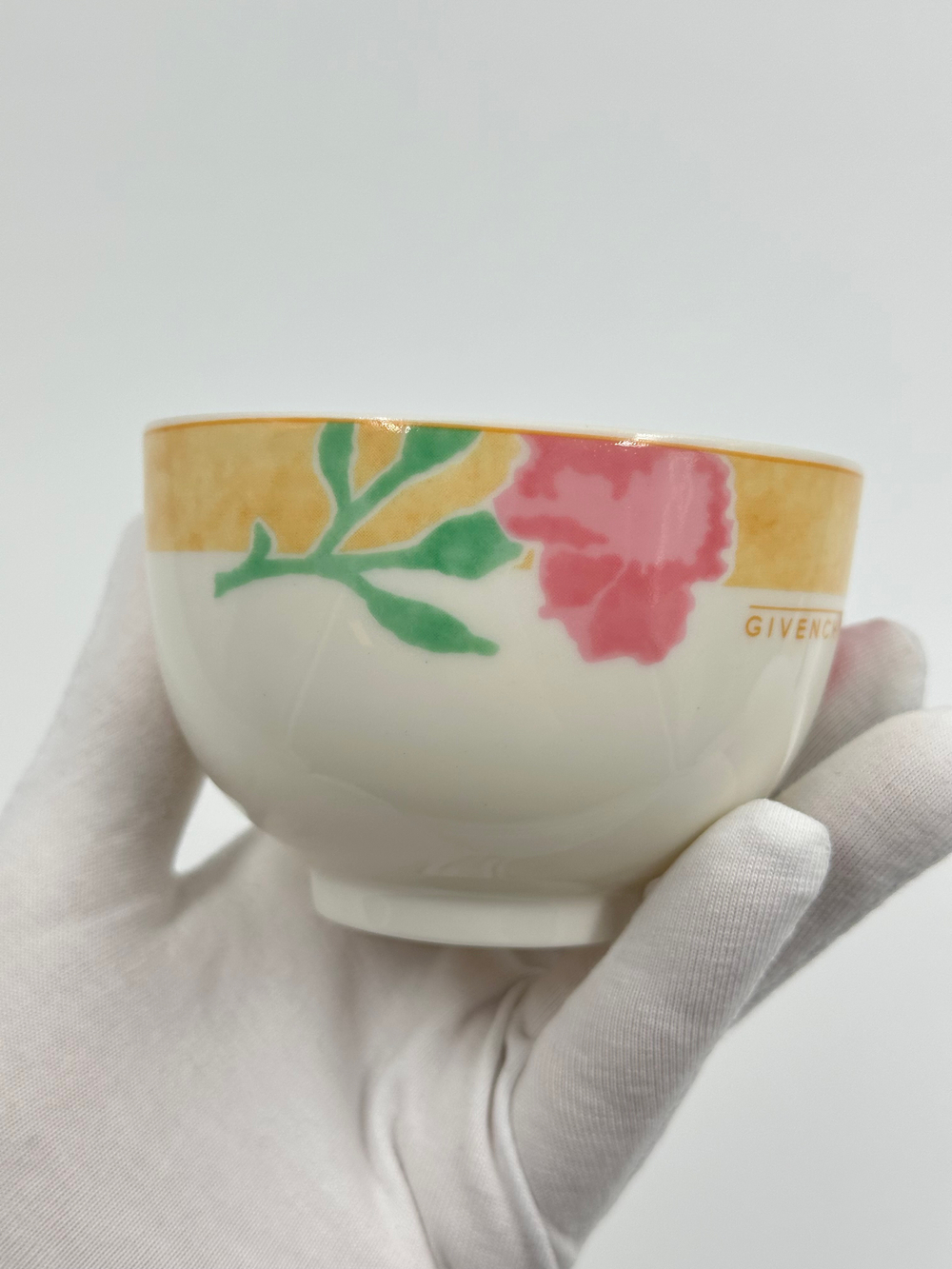 Пиала с жёлтой каймой Givenchy by Yamaka