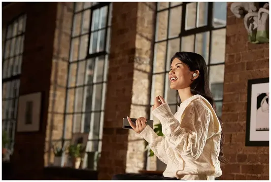 Беспроводные наушники Sony WF-1000XM4, серебристый