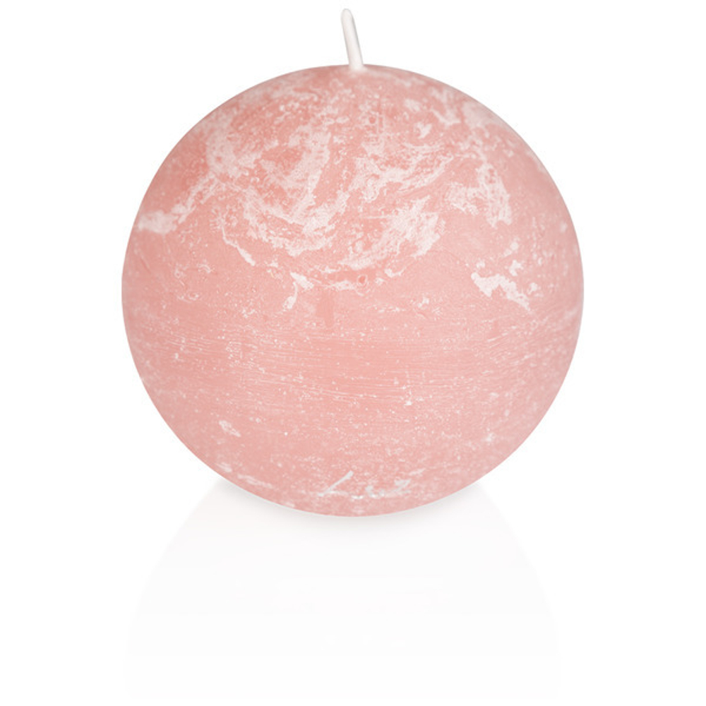 Свеча-шар Luz your senses 10см персиковый