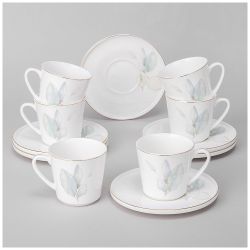 КОФЕЙНЫЙ НАБОР LEFARD "INSPIRATION" НЕЖНОСТЬ НА 6 ПЕР. 12 ПР. 220 МЛ (КОР=4НАБ.)