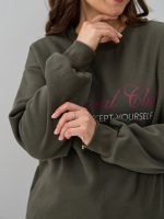 Толстовка Кис-090/хаки-п