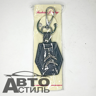 Брелок для ключей Кожа  СИТРОЕН CITROEN  Ромб с металл эмблемой с 2ным карабином