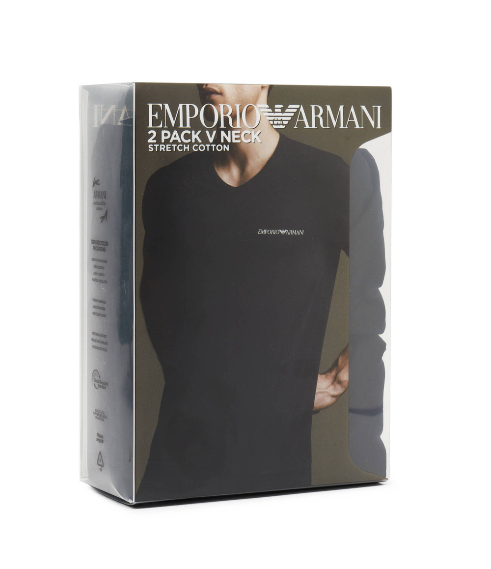 Футболка 2шт. Emporio Armani - черный(111849 4F717)