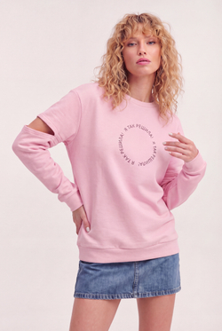 Свитшот розовый "Я так решила"